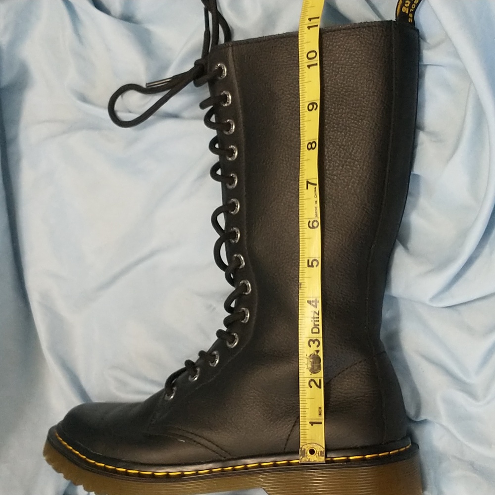 Dr. Martens Black Lace-Up Women's Boots - Picture 11 of 15